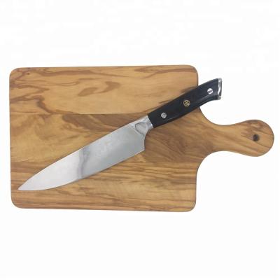 China Wholesale High Quality Viable Plant Olive/Acacia Wood Cutting Board With Hanging Hole for sale