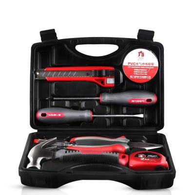 China Delixi DHCHT1008 High Quality Plastic Tool Case Home Maintenance Kit 8 Pieces Manual Set Tool Kit Kit for sale