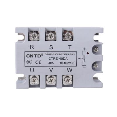 China Wholesale CNTD Chang Environmental Friendly Solid State Relay SSR-40DA CSRE-25DA DC Control AC 60DA 80DA PRICE for sale