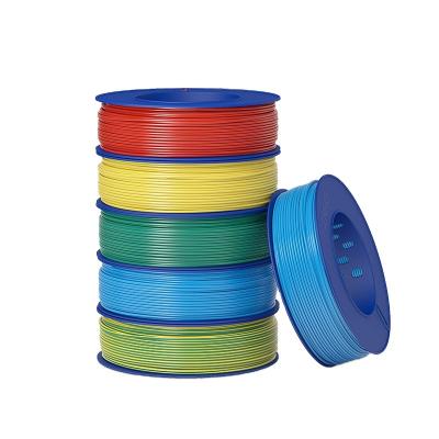 China ZR-BVR 2.5 Single Strand Copper Wire Hard Square Core Copper Fireproof Hard Copper Wire Chint Wire Home Decoration Wire ZR-BVR 2.5 Red Blue for sale