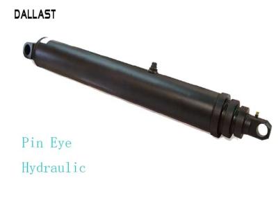 China Multi Stage Pin Eye Single Acting  Telescopic Hydraulic Ram for Dump Truck Trailer for sale