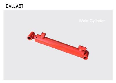 China Cross Tube Rod Double Acting Hydraulic Cylinder  660 Bronze Front Cushion Hardwasher for sale