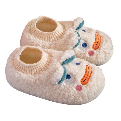 China Men's Winter Cute Cartoon Indoor Home Light Cotton Slippers With Non-slip Plush Warm All With Cotton Shoes for sale