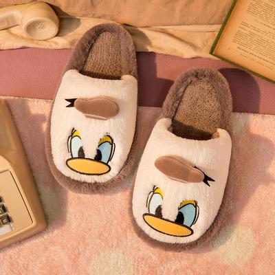 China Fashion Trend Amazon Best Selling Products 2021 Cartoon Warm Cute Winter Home Indoor Non-slip Men's Slippers for sale