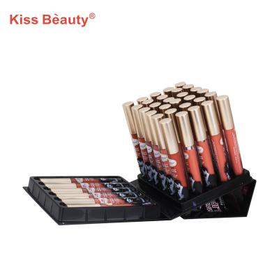 China Waterproof Sunscreen Lip Gloss Private Label Packing Box Lip Gloss Liquid Lipstick for sale