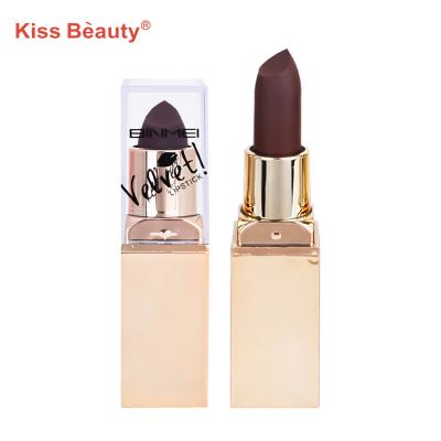 China Sunscreen Branded Cosmetics Long Lasting Nourishing Waterproof Miss Rose Matte Gloss Lipstick for sale