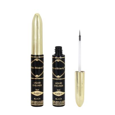 China Best Keratin Waterproof Permanent Super Fine Brush Tip Black Dynamic Eyeliner for sale