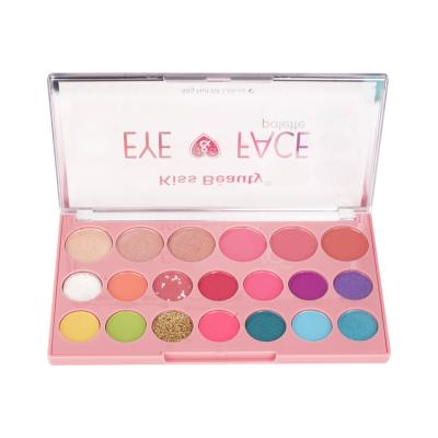 China High Shimmer Matte Colors Eyeshadow Waterproof Eye Makeup Pigment Palette for sale