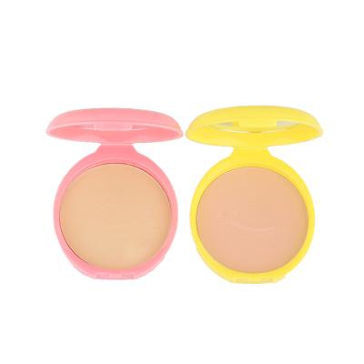 China Cosmetic Makeup Clay Tinted Pressed Finishing Powder Natural Nude Skin Soft Foundation for sale