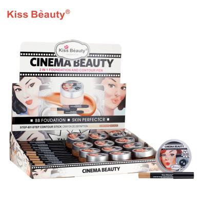 China Prefect natural skin black color 2 in 1 BB base and face cutout sets for sale