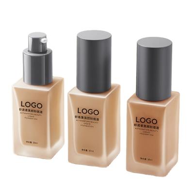 China Private Label Moisturizer Matte Makeup Liquid Foundation Full Coverage Concealer Cream Waterproof Oil Free For Women Dark Skin for sale