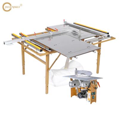 China Long Service Life Horizontal Dust Free Woodworking Cutting Portable Panel Straight Saw Mesa Cierra Machine for sale