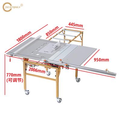 China New Safety Design Portable Dust Proof Muti-function Mini Wood Cutter Table Saw For Carpenter Woodworking for sale