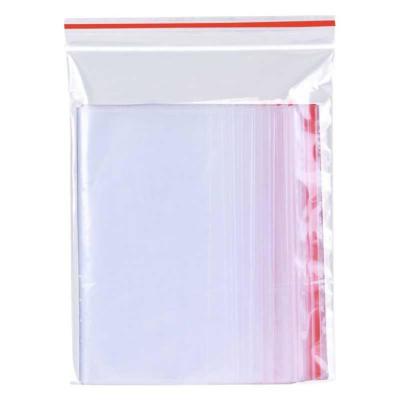 China Customized Moisture Proof Printed Sealed Bag Small Clear Plastic Zipper Bag 12*by 17cm for sale