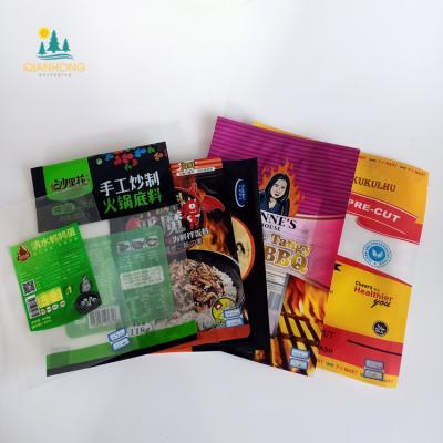 China Security Custom-printed logo-printed refrigerated and fresh-keeping meat food vacuum pack bag for sale