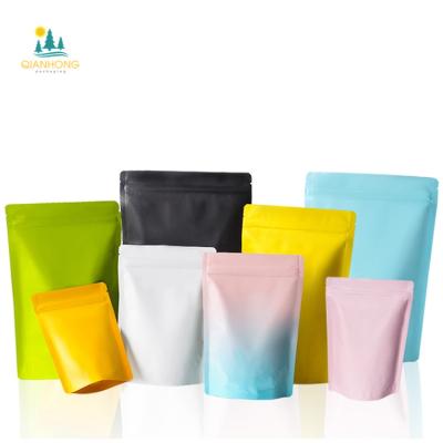 China Custom Printed Aluminum Vertical Barrier Zipper Tote Bag Coffee Tea Snack Tote Bag for sale