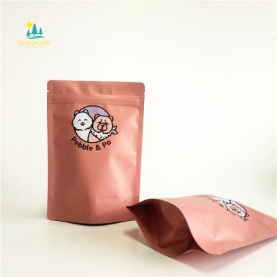 China Moisture Proof Matte Digital Printing Zipper Food Zipper Cookie Food Candy Packaging Bag for sale