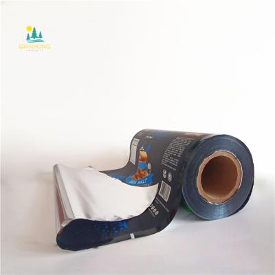 China Barrier Food Grade Mylar Foil Laminated Printed Plastic Packaging Roll Film Food Wrapping Material for sale