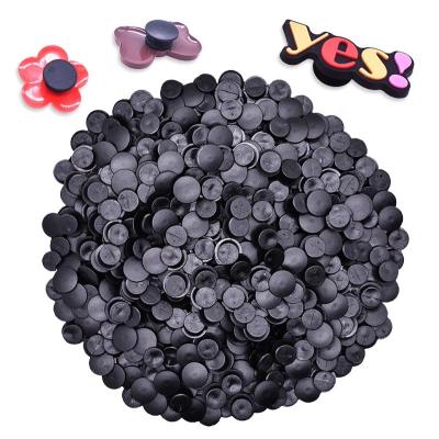 China Clog Charms 100 PCS Croc Charm Wholesale Bulk Seller Plastic Croc Button Back Shoe Buckle DIY Fit Fit Clogs Shoe Charms for sale