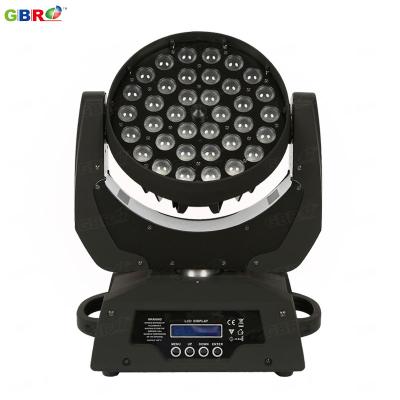 China Part High Power Zoom Wash Beam 36x10w Led Moving Head for sale