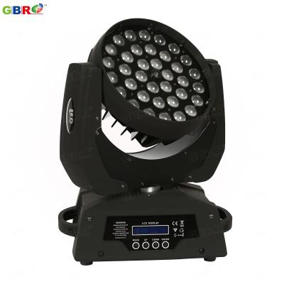 China Stage HOT sale! 36x10W RGBW 4in1 ZOOM Wash Led Moving Head Light for sale