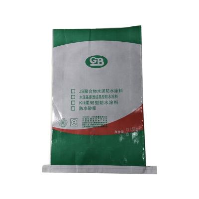 China China Manufacturer Safety PP Woven Bag 50kg Square Cheap Cement Sack Bottom Putty Bag for sale