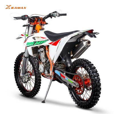 China Kamax 450cc 4 Stroke Dirt Bike Motocross Dirt Bike Adult Legal For Mountain Forest Road Front 80/100-21 Tires for sale