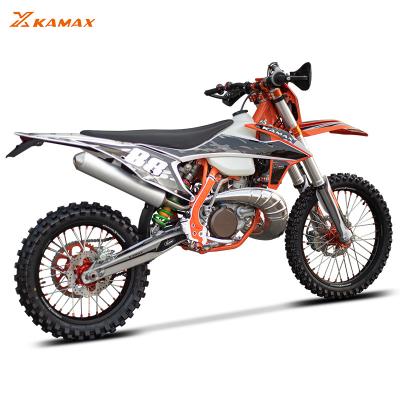 China KAMAX Customization New Adult Gasoline Dirt Bike 300cc 2stroke Dirt Bike Front Tires 80/100-21 Rear Tires 110/90-18 for sale