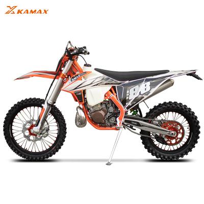 China Hot Selling KAMAX 2022 Dirt Bike Motorcycles 300cc 2 Stroke Motocross Dirt Bike Front Tires 80/100-21 Rear Tires 110/90-18 for sale