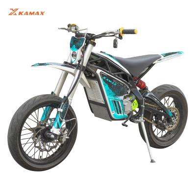 China 2022 New Arrival KAMAX Dirt Bike 3000W Electric Dirt Bike High Quality Adult Electric Bike 40A Brushless Dirt Bike for sale