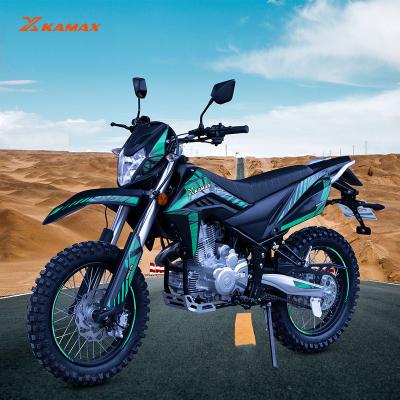 China KAMAX Urban Crossover Sport Motorcycle Enduro Dual Dirtbike Street Racing 200cc Offroad Motorcycle 9L for sale