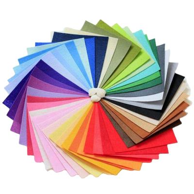 China Viable Custom Size Colored Craft Felt Fabric Soft DIY Sheets With 1mm Thickness For Sewing for sale