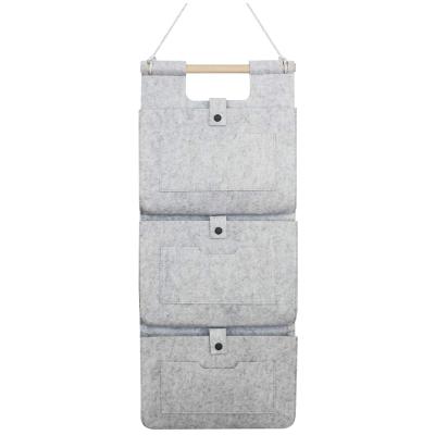 China Modern Felt Storage Hanging Bag Household Handmade Manufacturer Wall Door Cabinet Organizer for sale