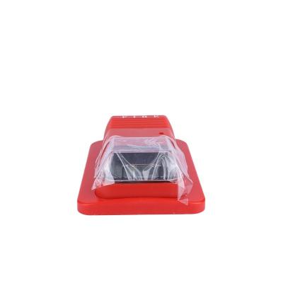 China FIRE Factory Price CE Rohs Certification 24V DC Fire Strobe Lights Loud Alarm Siren 85Db Warning Horn Fire Alarm Strobe Siren for sale