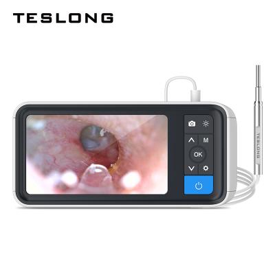 China Home Inspection 4.5inch Show LCD LED Screen Endoscope Assess 3.9mm Digital USB Ear Inspection Camera Visual Ear Otoscope Camera for sale