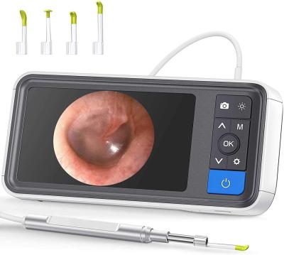 China 1080P LCD Otoscope Ear Cleaner 4.5 Inch IPS Screen Monitor Ear Endoscope Camera Cleaning Tool for sale