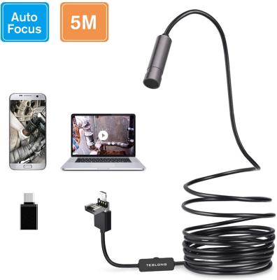 China Waterproof / Waterproof 1080p Camera With 8 Led Auto Focus USB Camera Inspection 12.5mm Borescope Inspection Camera for sale