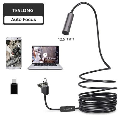 China Waterproof / Waterproof Teslong 12.5mm 5.0 Megapixel Auto Focus Endoscope Camera For Inspection Camera Industrial Borescope for sale