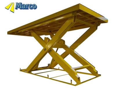 China 19000kg Capacity Heavy Duty Stationary Hydraulic Scissor Lift Table for Smooth and Lifting Performance for sale