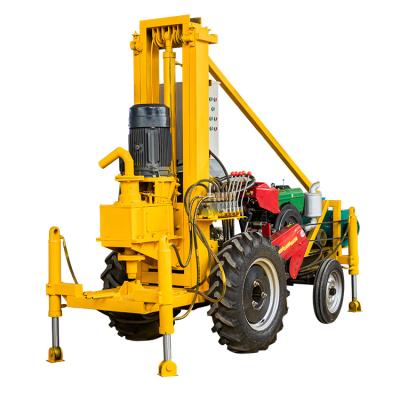 China Professional rotary rock drill equipment 150m diesel drilling rig for water well for sale