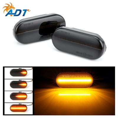 China Plug & Play Installation ADT Smoked Turn Light LED Side Flowing Running Beacon For Polo Golf 3 4 for sale