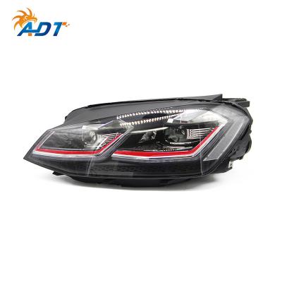 China ADT golf7.5 MK7.5 golf7 MK7 high quality plastic high quality assembly led car lamp light front headlight headlamp for sale