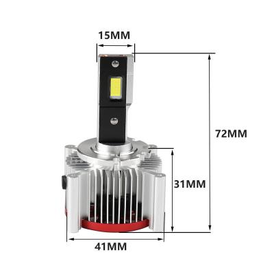 China ADT 70W 17200LM 6000K White D1S D2S D3S D4S D5S D8S Canbus Error Free Plug & Play Car LED Headlight for sale