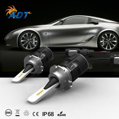 China ADT D1S D2S D3S D4S B6 Slim LED Headlight Car Conversion Kit 48W 7200LM CSP Y11 Chips 6000K Car Lamp Bulb Golf VI All-In-One Pure White Variant for sale