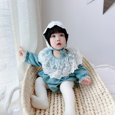 China Breathable Mesh Flower Baby Clothes 0-3year Fall Dresses for sale