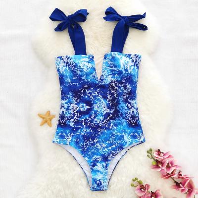 China Breathable blue fashion ready to ship swimwear beachwear2021 women swimwear swimwear set for sale