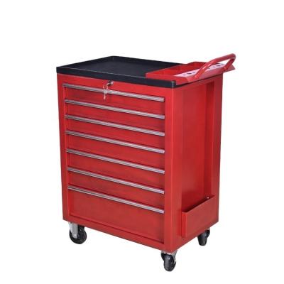 China With 7 Drawer 12 Drawer Metal Tool Box With Tool Trolley Cabinet for sale