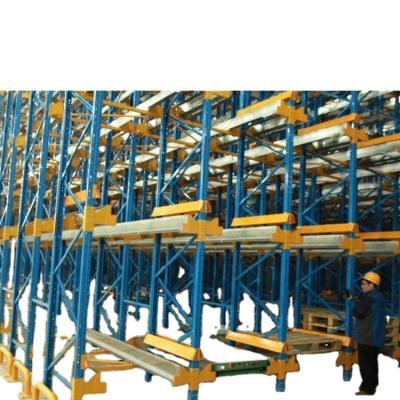 China Corrosion Protection Automated Warehouse Radio Racking System Shuttle Rack With Pallet Runner for sale