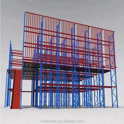 China Industrial Corrosion Protection OEM Service Brackets Blue And Orange Heavy Duty Steel Plate Bracket for sale