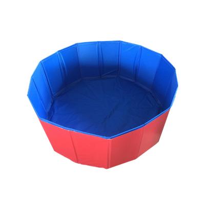 China 2021 Sustainable Hot Selling Easy To Carry 80*30cm PVC Folding Inflatable Pet Bathtub for sale